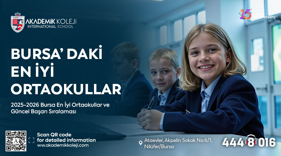 2025-2026 Bursa En İyi Ortaokullar ve Güncel Başarı Sıralaması